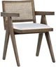 Dovetail Furniture Ocampo Gray/White Dining Arm Chair-0