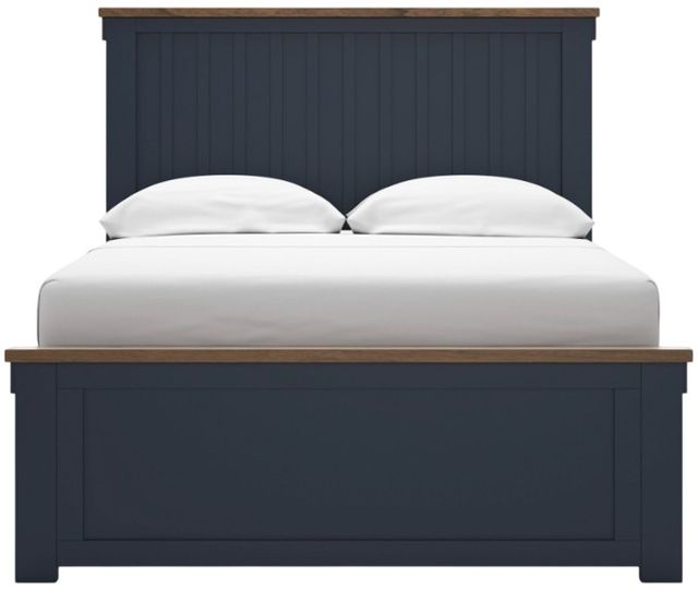 Signature Design by Ashley® Landocken Blue/Brown Youth Full Panel Bed-1
