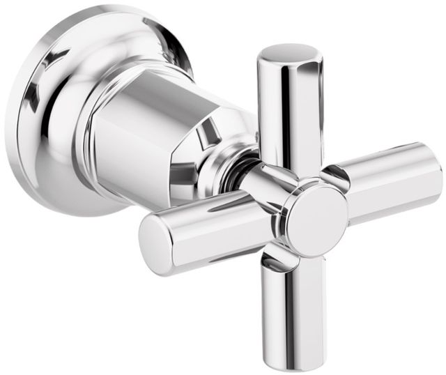 Brizo Invari® Polished Chrome 2-Handle Wall Mount Tub Filler Cross Handle Kit-0