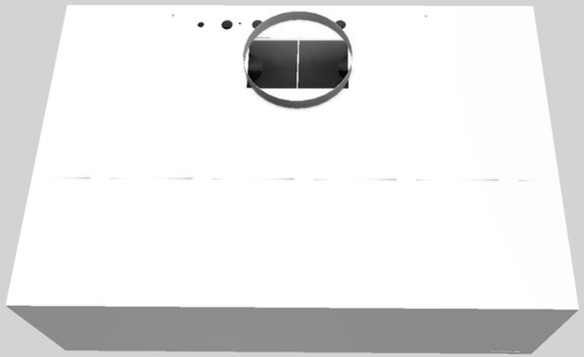 Vent-A-Hood® 36" White Wall Mounted Range Hood-2
