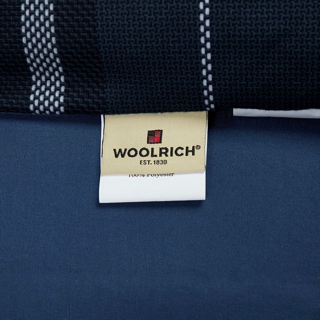 Olliix by Woolrich Alton Flint Navy King Cozy Spun Down Alternative Comforter Mini Set-3