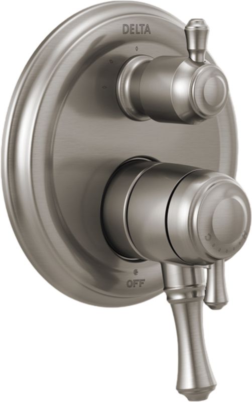 Delta Cassidy® Monitor® 17 Series Stainless 2-Handle Valve Trim with 3-Setting Integrated Diverter-0
