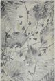 KAS Rugs London Beige/Grey Foliage 5'x8' Area Rug-0