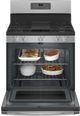GE® 30" Stainless Steel Free Standing Natural Gas Range-2