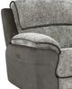 American Wholesale Furniture Paris Brown/Charcoal Power Reclining Loveseat-1