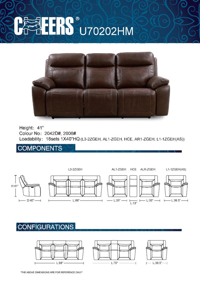 Manwah Cheers Toronto Stone Recliner-1