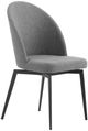 Armen Living Sunny 2-Pieces Gray Swivel Dining Chair Set-0