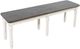 Jofran Inc. Madison County Brown/Vintage White Dining Bench with Knockdown-3
