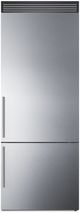 Summit® 28 in. 14.6 Cu. Ft. Stainless Steel Counter Depth Bottom Freezer Refrigerator-0