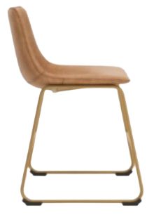 Signature Design by Ashley® Ciabori Gold/Toast Upholstered Dining Side Chair-2