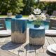 Uttermost® Coastal Cascade 2-Piece Beige/Ocean Blue Vase Set-1
