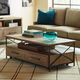Kincaid® Modern Forge Sandy Brown Coffee Table with Black Frame-3