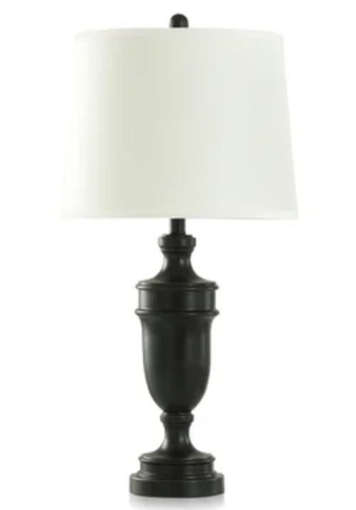Stylecraft 3-Piece Bronze/White Lamp Set-2