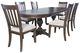 Jofran Inc. Brentwood 7-Piece Arbor Oak Dining Table Set-0