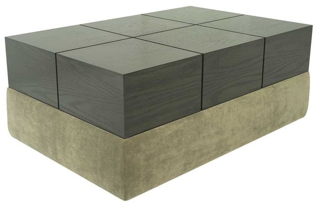 Rene Cazares Furniture Penthouse Customizable Gray Sectional Table Photo Inspiration