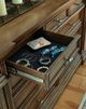 Signature Design by Ashley® Frantanna Brown Dresser and Mirror-3