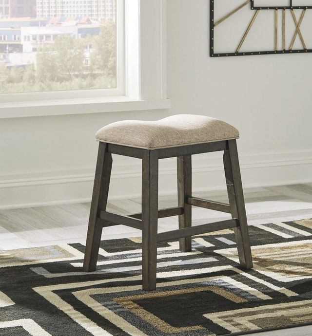Signature Design by Ashley® Rokane Light Brown Counter Stool-4