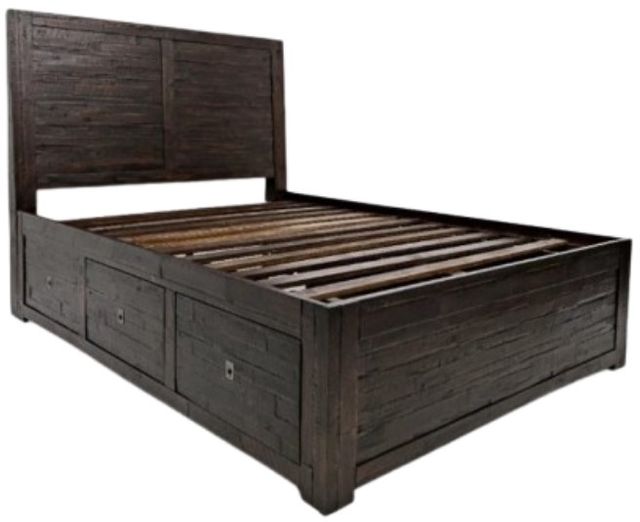 Jofran Inc. Kona Grove Warm Queen Panel Storage Bed-2