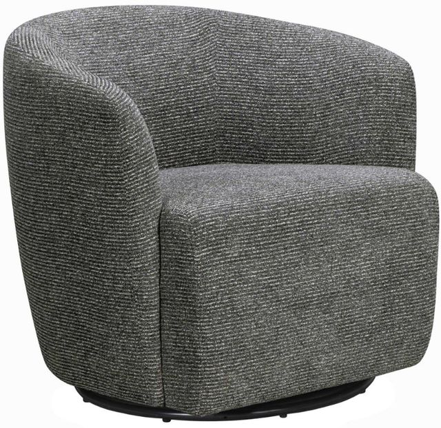 Parker House® Mingle Thatch Black Swivel Glider Accent Chair-0