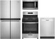 Whirlpool® 4 Piece Fingerprint Resistant Stainless Steel Gas Kitchen Package-0
