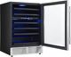 FORNO® Bacchino Series Alta Qualita 24" 4.8 Cu. Ft. Fingerprint Resistant Stainless Steel Wine Cooler -4