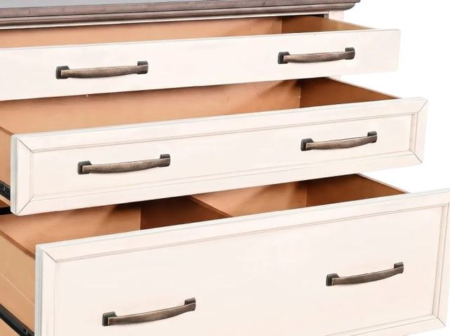 Sunny Designs™ Pasadena Buck Skin/White Lateral File Cabinet-4