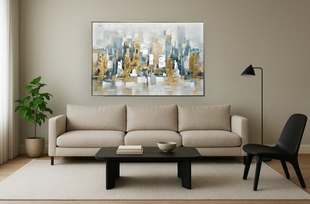 Classy Living Outspoken Golden Sky Reverie Wall Art-1