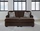 Signature Design by Ashley® Landsings 2-Piece Small Spaced Chocolate Sectional Super Chaise-1