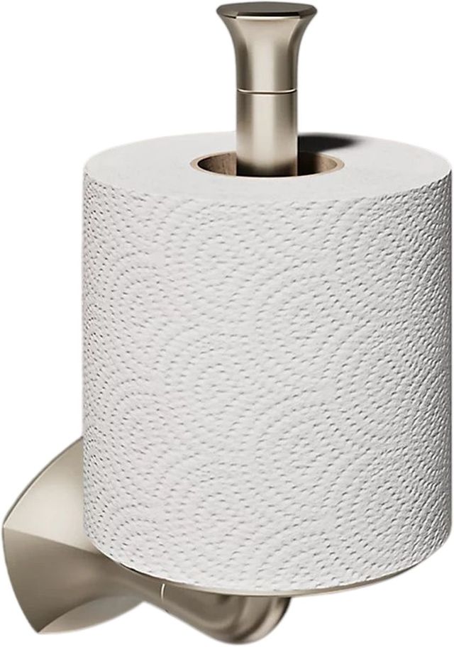 KOHLER® Occasion® Vibrant Brushed Bronze Vertical Toilet Paper Holder-1