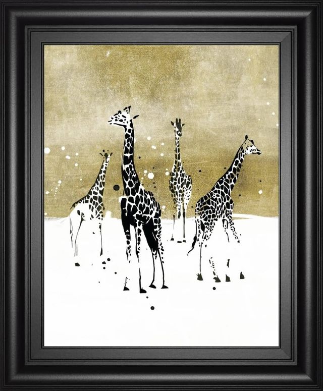 Classy Art Spotted Giraffe I by Annie Warren Wall Art-0