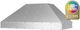 BlueStar® Designer Series Hampton 48'' Stainless Steel Wall Mounted Range Hood-0