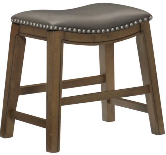 Homelegance® Ordway Brown/Gray 18" Stool-0