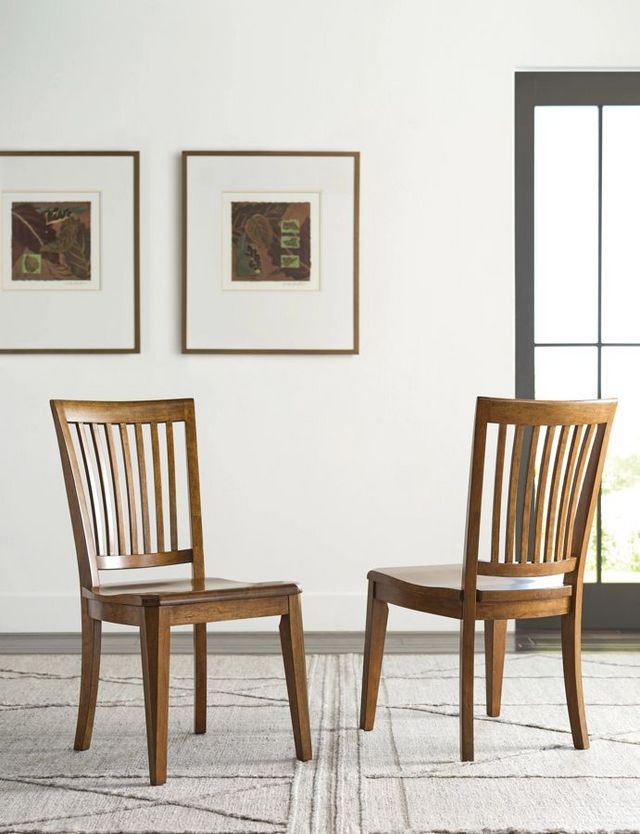 Kincaid® Aspire Contour Beige Upholstered Side Dining Chair-2