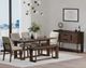 Emerald Home Ronan Brown Trestle Dining Table-1