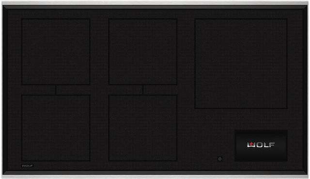 Wolf® 36" Black Induction Cooktop