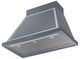 Ilve® Nostalgie II Noblesse 36'' Blue Gray Wall Mounted Range Hood with Chrome Trim-1