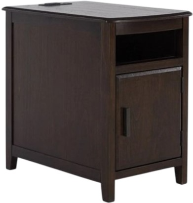 お*こ様 Ashley リビングダークブラウンのテーブル Signature Design by Ashley® Devonsted Dark Brown Chairside