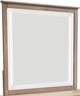 International Furniture Direct Natural Parota Brown Cappuccino Dresser Mirror-0