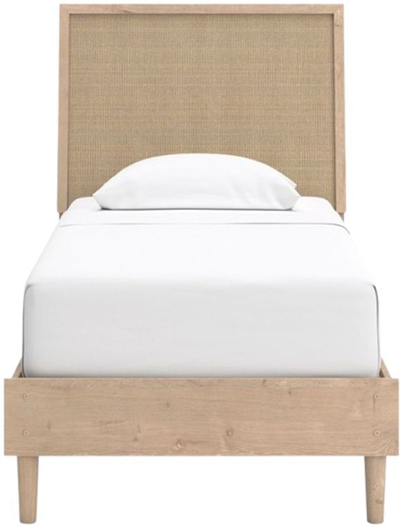 Signature Design by Ashley® Cielden Beige Twin Panel Bed-1