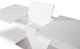 Mazin Furniture Manhattan White Lacquer Dining Table-4