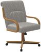 Chromcraft Customizable Denton Caster Swivel Dining Chair-4