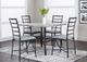 Nationwide Furniture Distributors Gray 5-Piece Dining Room Set-0