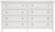 Magnussen Home® Juniper Hill Whisper White Double Drawer Dresser-2