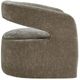 Uttermost® Breis Taupe Velvet Swivel Barrel Chair-5