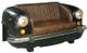 Fairfield® Day Tripper Black/Brown Repurposed Car Settee-0