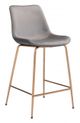 Zuo® Tony Gray and Gold Counter Chair-0