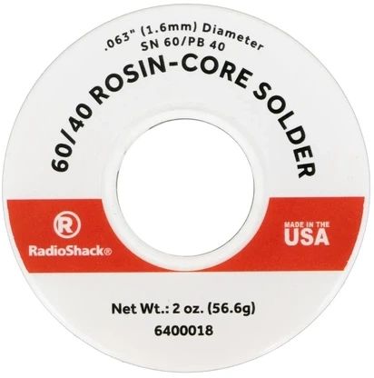 RadioShack 60/40 2 oz. Clear Flux Solder-0