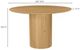 Moe's Home Collection Povera Natural Round Dining Table-4
