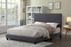 Titus Furniture Gray 39? Twin Adjustable Headboard & Bed-1