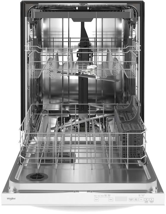 Whirlpool® 24" White Built In Dishwasher-2